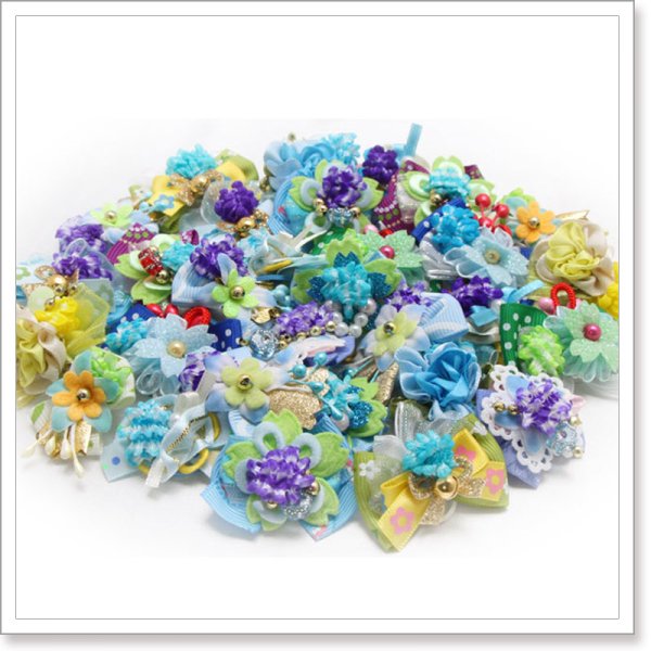 画像1: かのこアソート男の子用リボン（20入り） (1)