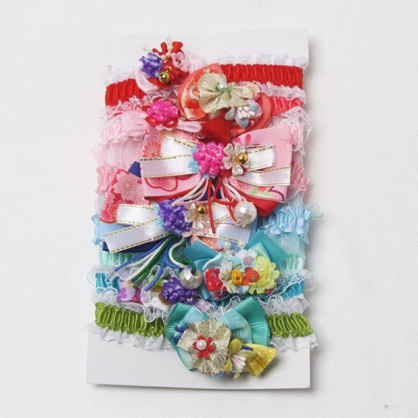 画像1: お正月アソートチョーカー（結ぶタイプ）8本セット　在庫限り (1)