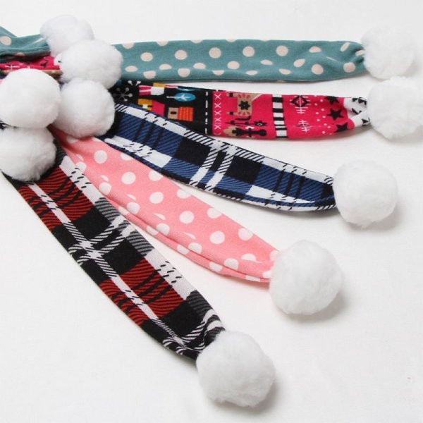 画像2: 8492　ポンポンマフラー Lサイズ　5本入り (2)