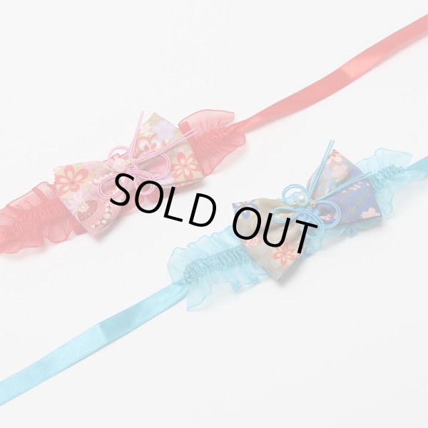 画像1: お正月水引チョーカー（結ぶタイプ）6本セット (1)