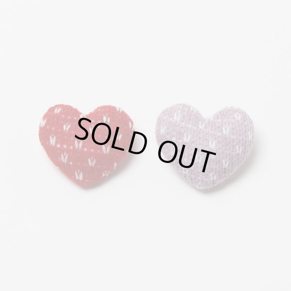 画像1: ニットハートリボン（50入り） (1)