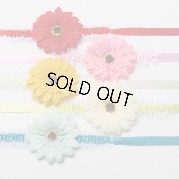 画像1: ガーベラチョーカー（結ぶタイプ）10本セット (1)