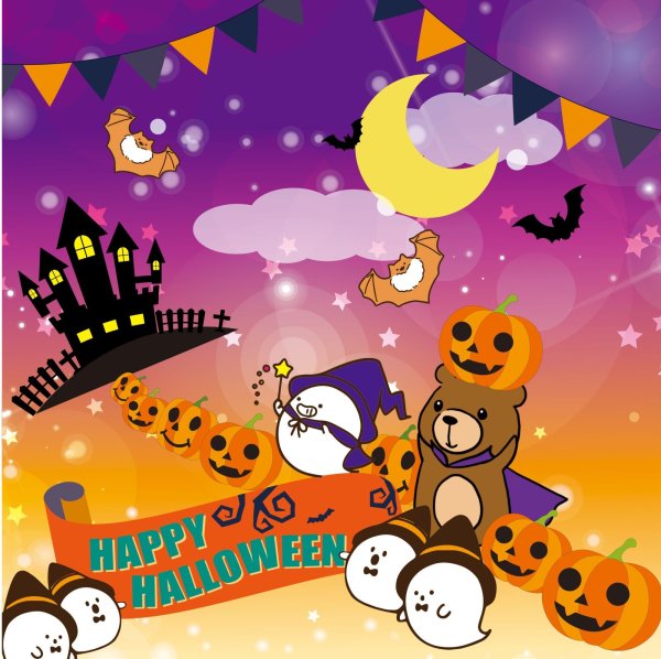 画像1: フォトグラフィーシート　ハッピーハロウィン (1)