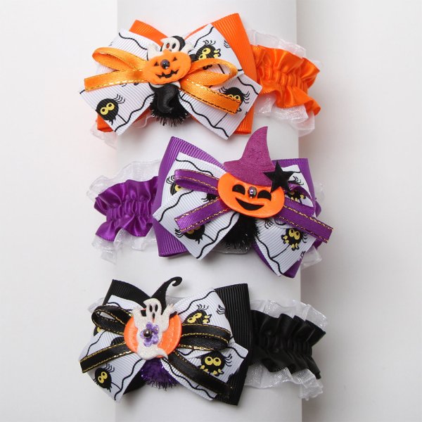 画像1: 8348　ハロウィンチョーカー（結ぶタイプ）６本セット (1)