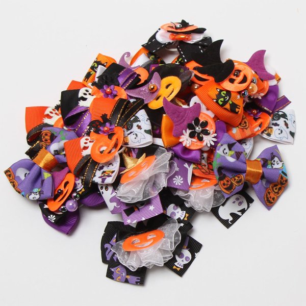 画像1: 8302　ハロウィン大アソートリボン　24入 (1)