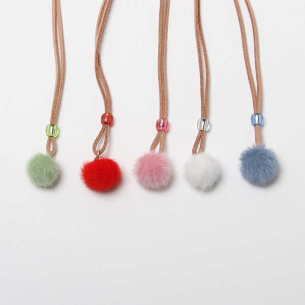 画像1: ハッピーボールネックレス 10本入り (1)