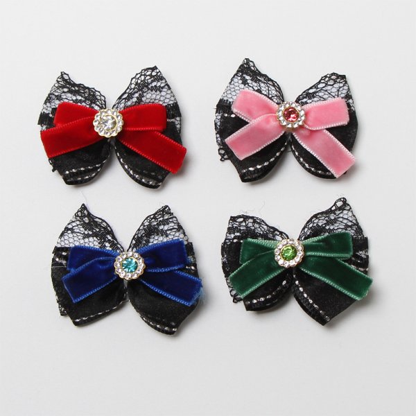 画像1: ロイヤルベルベットリボン  10個入 (1)