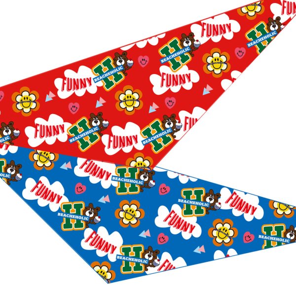 画像1: デザインバンダナ　もくもくベー君　１０枚セット (1)