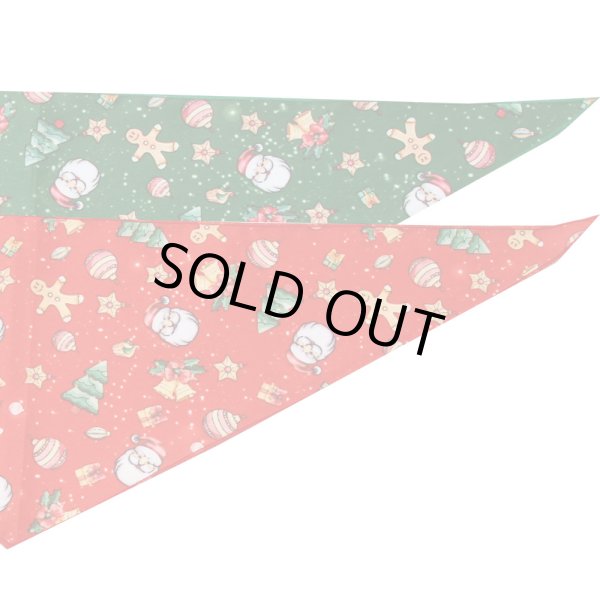 画像1: サンタクロースバンダナ　（M、Lサイズのみ） (1)