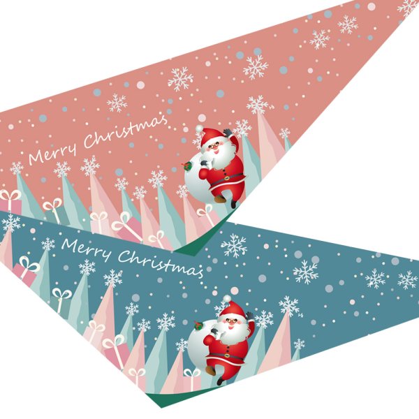 画像1: メリークリスマスバンダナ　１０枚セット (1)