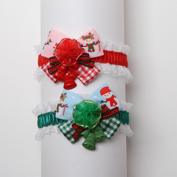 画像1: クリスマスチョーカー（結ぶタイプ）8本セット (1)