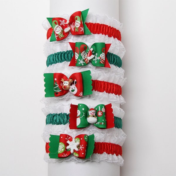 画像1: クリスマスチョーカー（結ぶタイプ）10本セット (1)