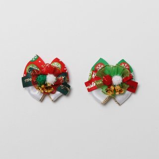ペット用リボンクリスマス① ペット用リボンクリスマス① クリスマスリボンチョーカーレッドリンゴ