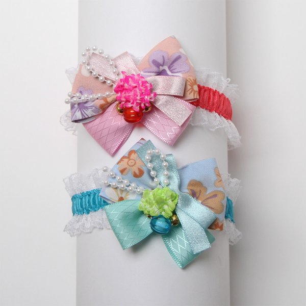 画像1: お正月かのこチョーカー（結ぶタイプ）8本セット (1)