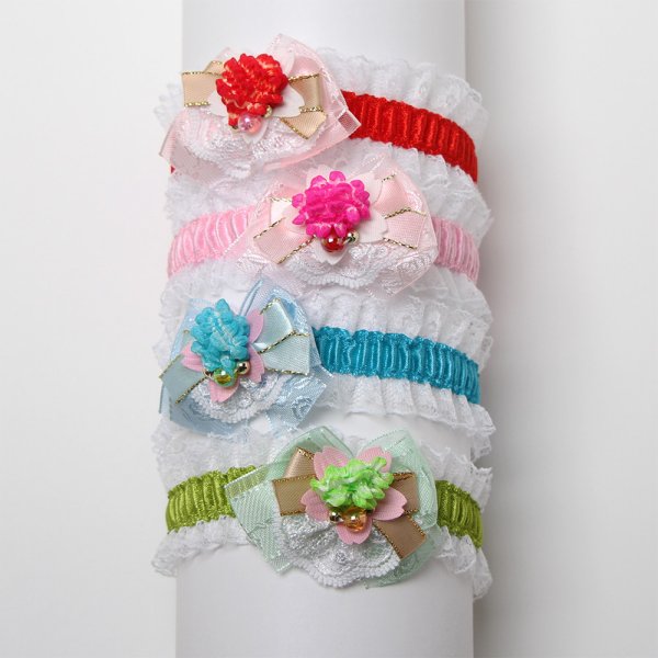画像1: お正月かのこチョーカー（結ぶタイプ）8本セット (1)