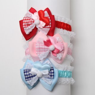 犬 リボン トリミングリボン チョーカー バンダナ・スタイ・マフラー