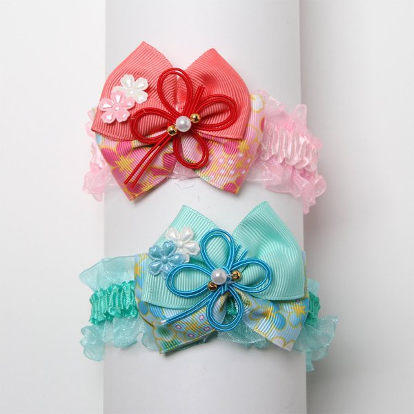 画像1: お正月かのこチョーカー（輪S）６本セット (1)