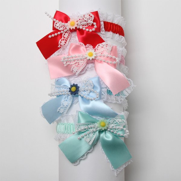 画像1: ふりふりレースチョーカー（輪S）8本セット (1)