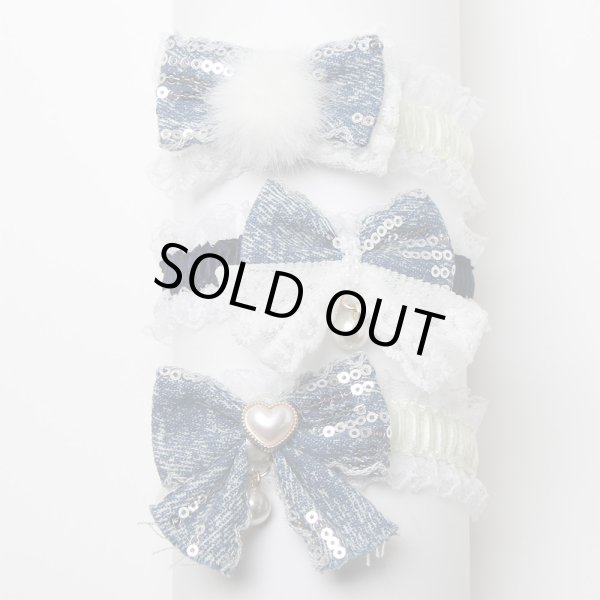 画像1: デニムチョーカー（輪S）10本セット (1)