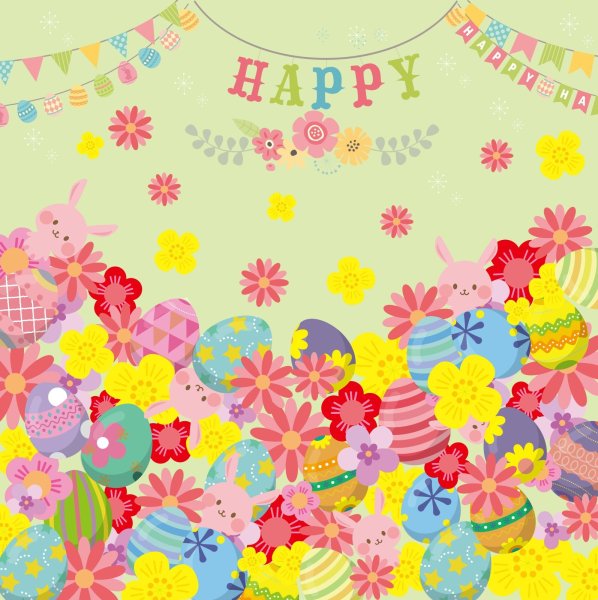 画像1: フォトグラフィーシート　春・スプリングイースター (1)