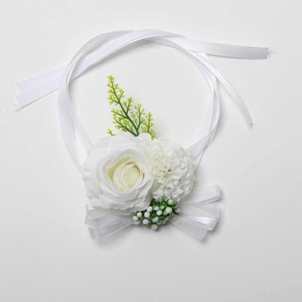 画像1: リングブーケRB26-w　ホワイト　　１本 (1)