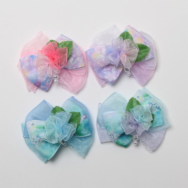 画像1: あじさいシアーリボン  10個入 (1)