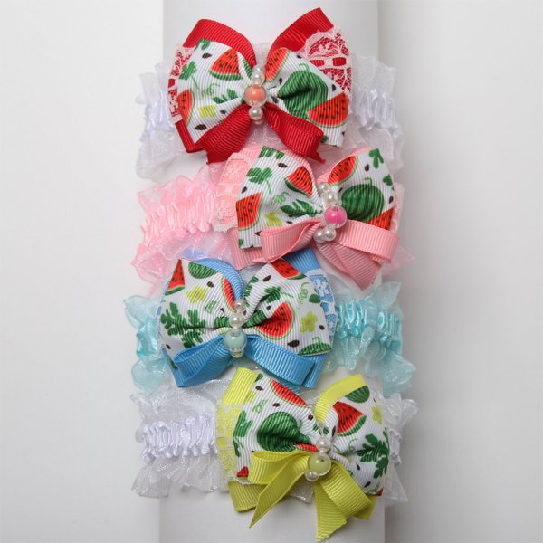 画像1: スイカ祭りチョーカー（輪S）8本セット (1)