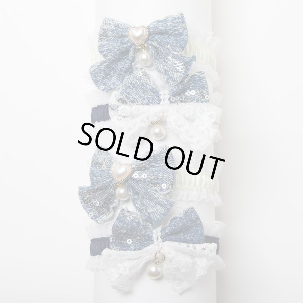 画像1: デニムチョーカー（結ぶタイプ）10本セット (1)