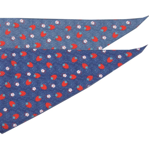 画像1: ベリーオンデニムバンダナ　 (1)