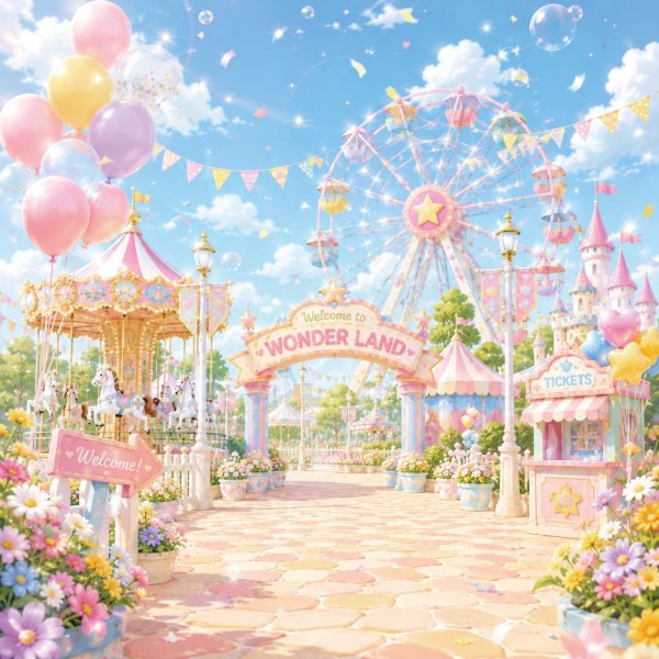 画像1: フォトグラフィーシート　ワンダーランド (1)