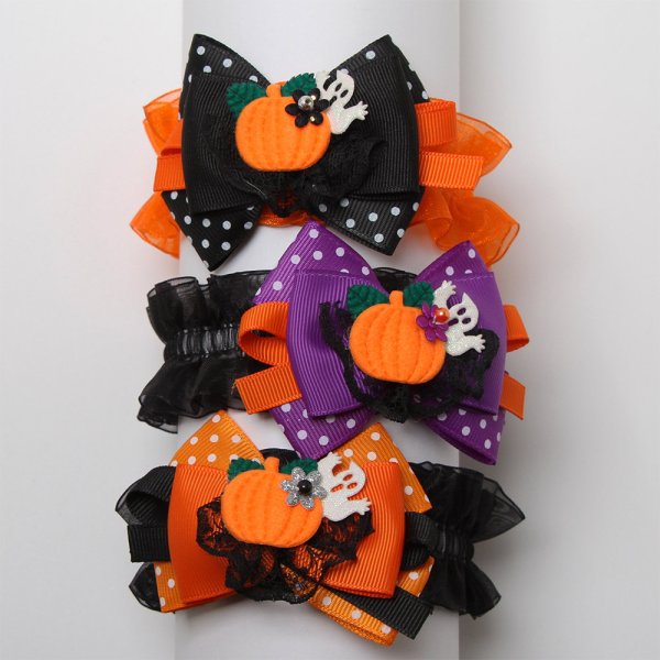 画像1: 8649　ハロウィンチョーカー（結ぶタイプ）6本セット (1)