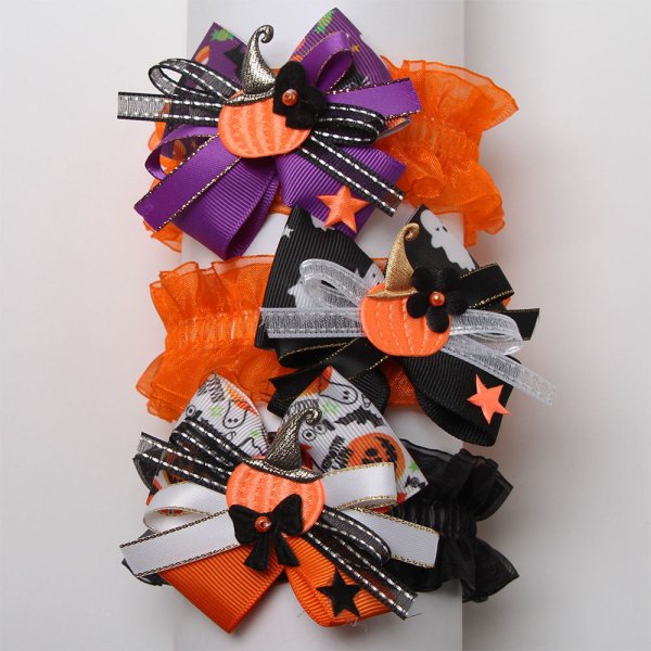 画像1: 8658　ハロウィンチョーカー（SSタイプ）6本セット (1)