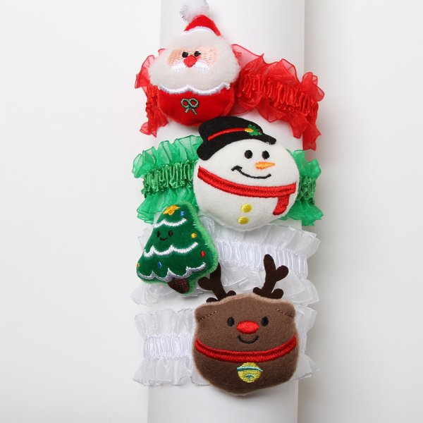画像1: クリスマスチョーカー（結ぶタイプ）８本セット (1)