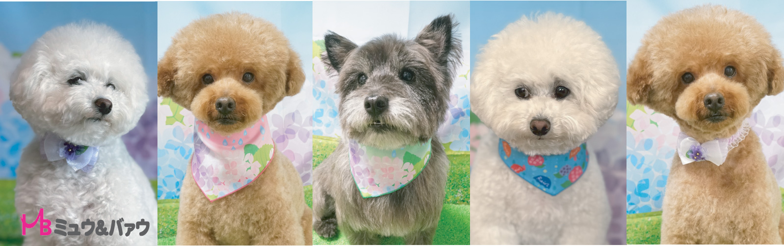 犬 リボン トリミングリボン ペットリボン バンダナ・マフラーなど